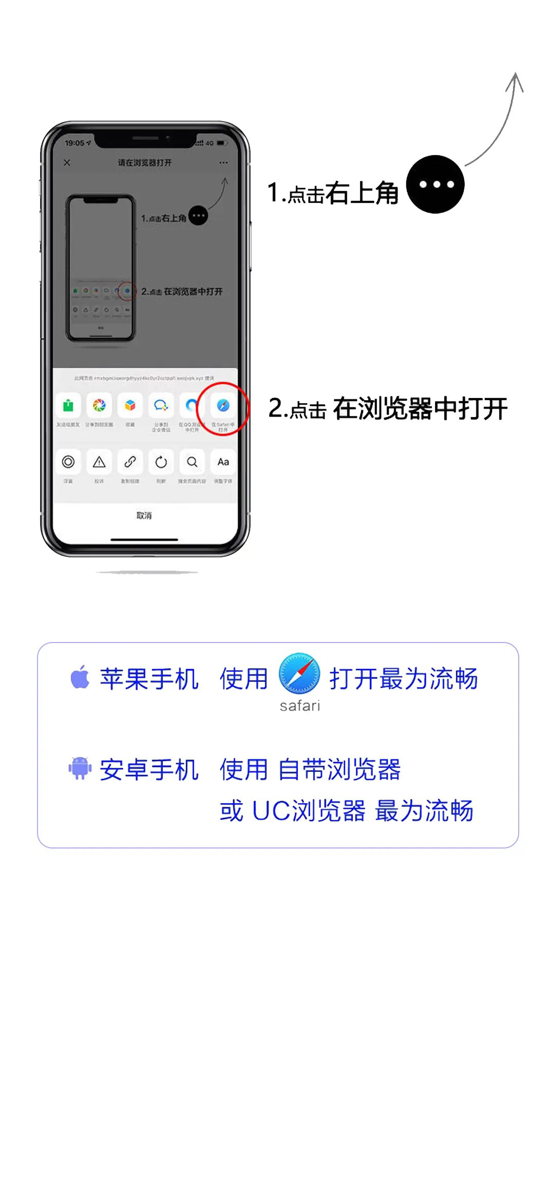 请在Safari中打开